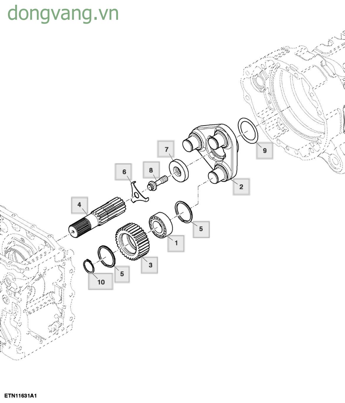 Planetary Assembly Final Drive - ST551435
